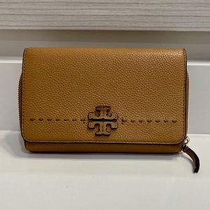 Tory Burch Tan Leather Crossbody bag